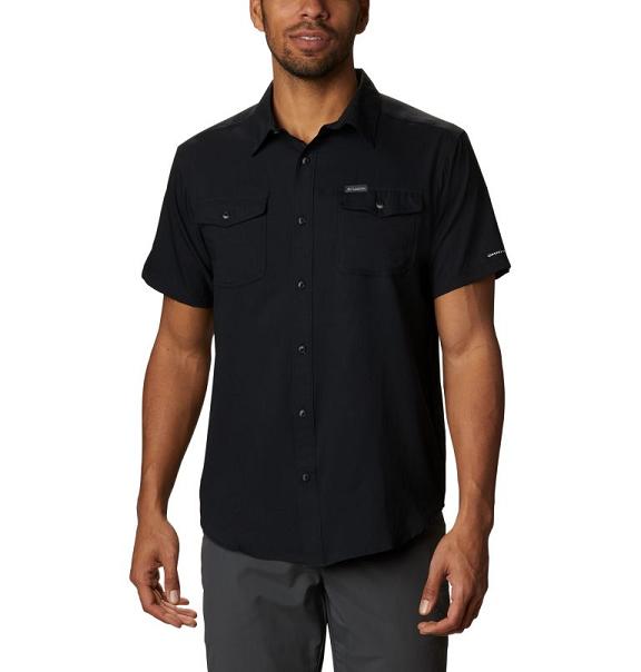 Columbia Utilizer II Shirts Black For Men's NZ31428 New Zealand